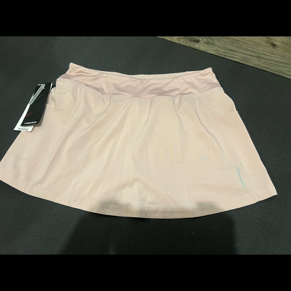 Light pink tennis skort